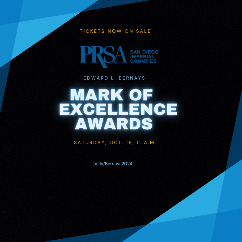 2024 Edward L. Bernays Mark of Excellence Awards - PRSA San Diego